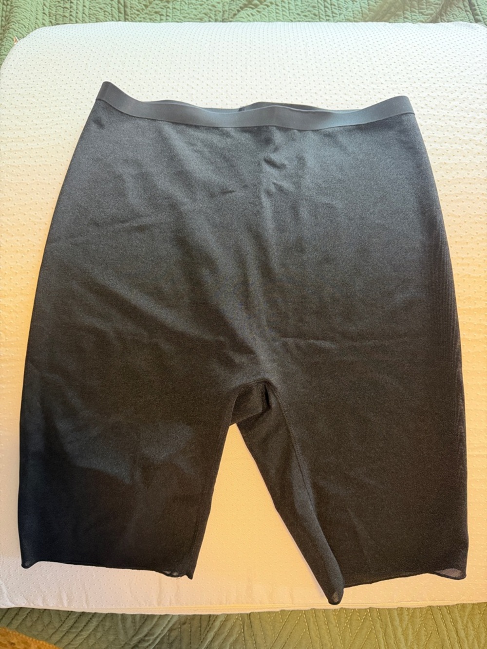 SKIMS Black Longline Seamless Shapewear Shorts